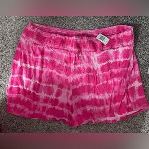 Torrid Pink Tie-Dye Shorts NWT